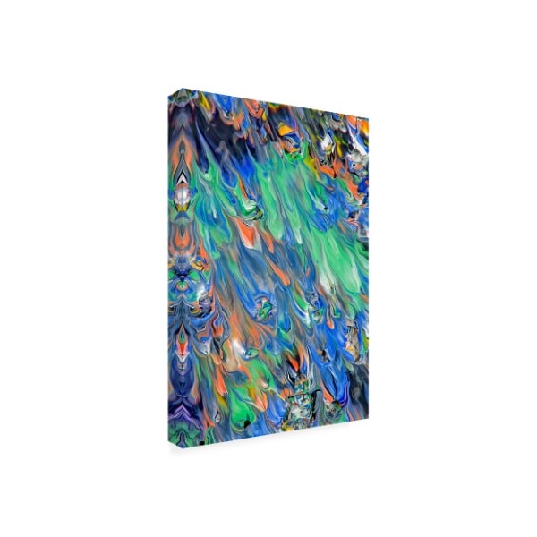 Mark Lovejoy 'Abstract Splatters Lovejoy 38' Canvas Art,30x47